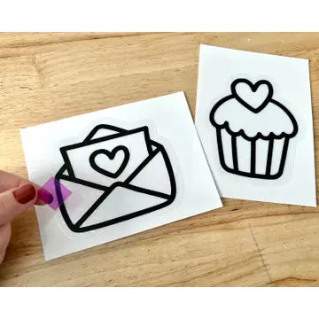 Valentine Suncatcher Sticker Craft Kit Set for Kids