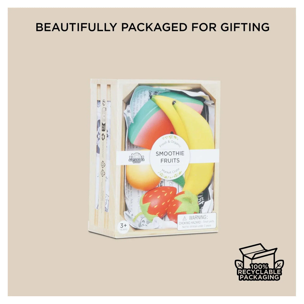 Assorted Fruit and Vegetable Wood Toy For Kids