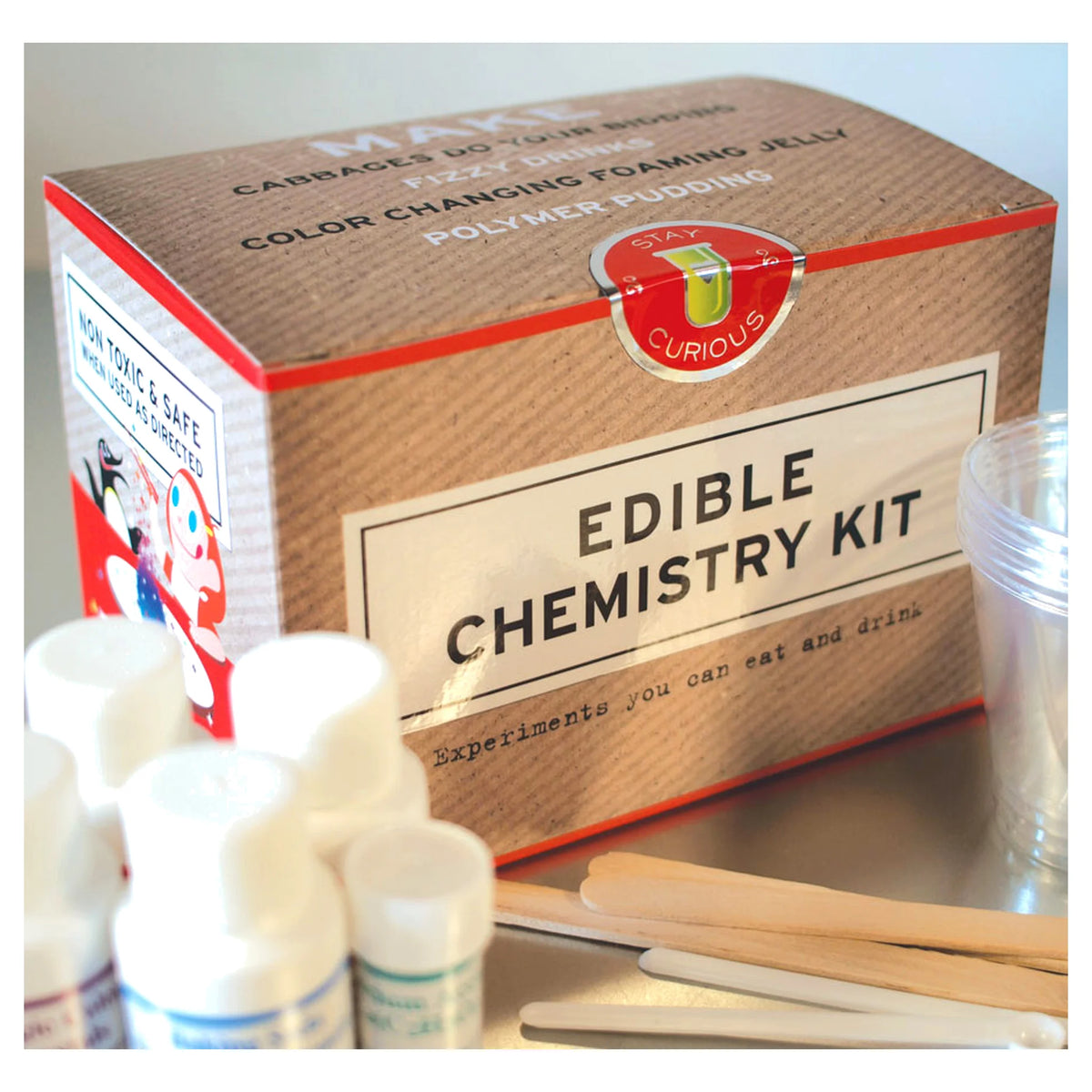 Edible Chemistry Kit |
Science Experiments You Can Eat