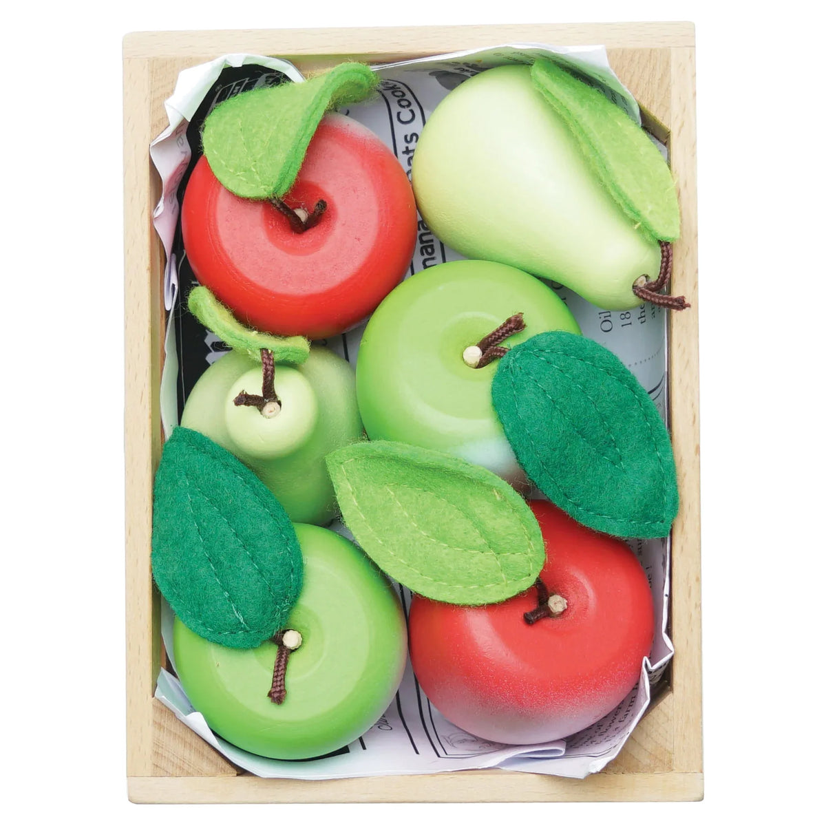 Orchard Fruits Wooden Market Crate