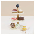 Wooden Toy Cake Stand & Selection of 7 Eco-Friendly Treats