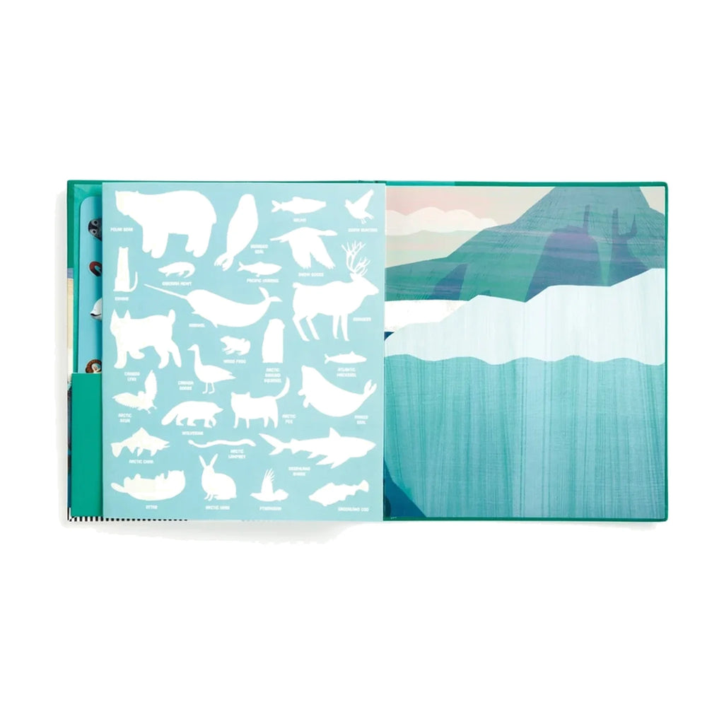 Arctic Life Reusable Sticker Play Activity Set by Mudpuppy, Ages 3+