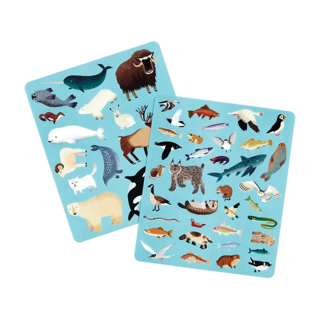 Arctic Life Reusable Sticker Play Activity Set by Mudpuppy, Ages 3+