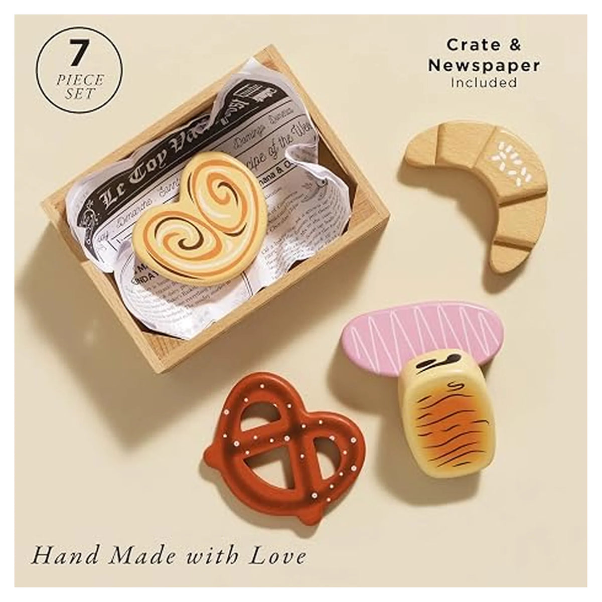 Bakery & Patisserie Wooden Market Crate