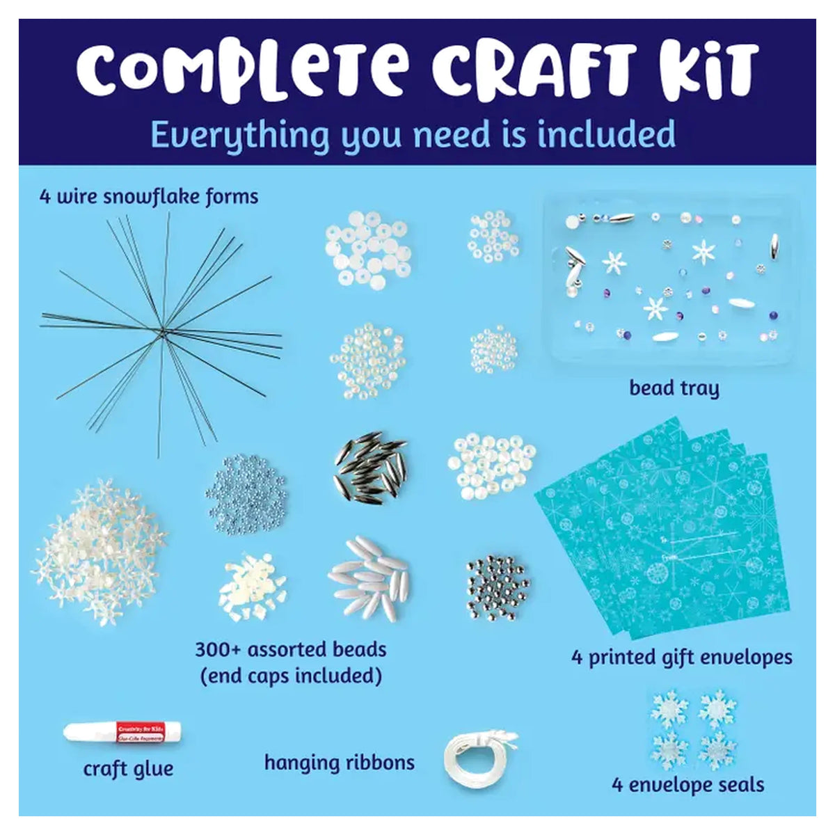 Beaded Snowflake Ornaments – Holiday Diy Craft For Kids
