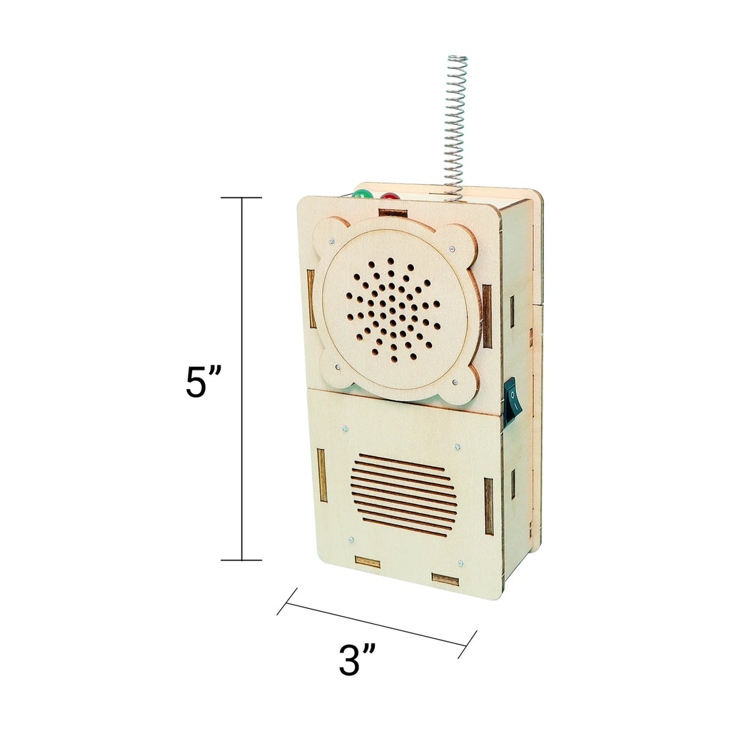 Build and Learn Walkie-Talkie STEM Kit (Set of 2)