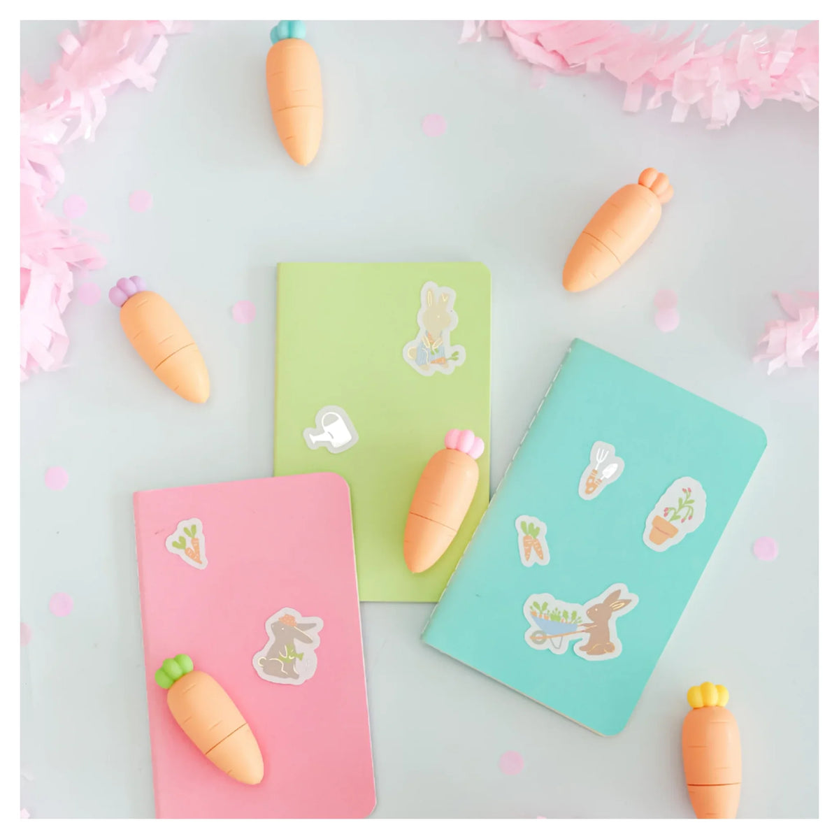 Bunnies In The Garden Carrot Marker Set