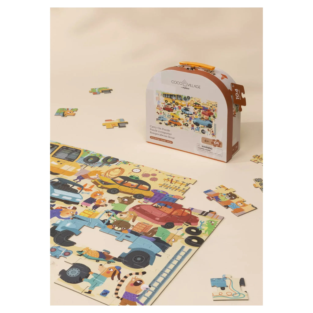 Carry-On Puzzle - Busy Garage - 104pcs