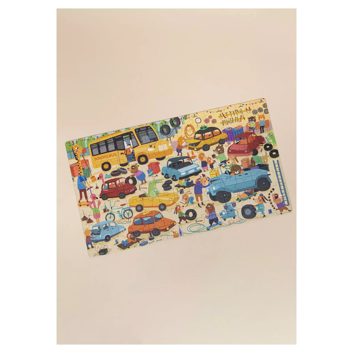 Carry-On Puzzle - Busy Garage - 104pcs