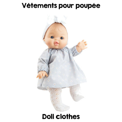 Clothes for dolls - Floral blouse set - Paola Reina