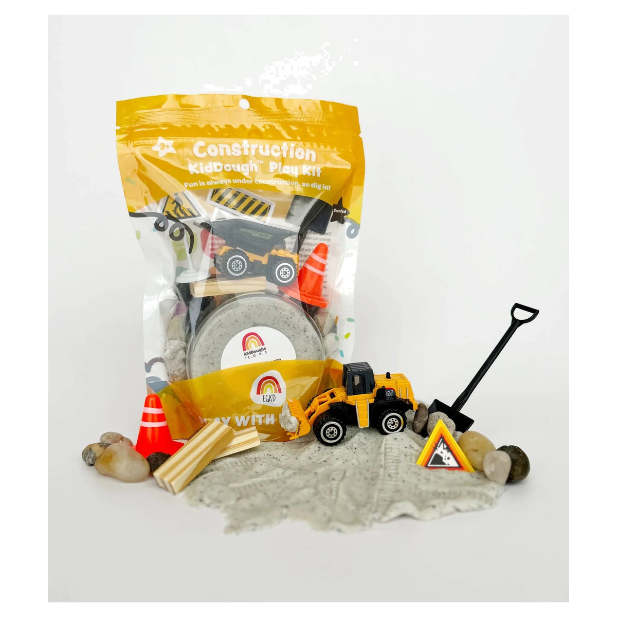 Construction KidDough Play Kit