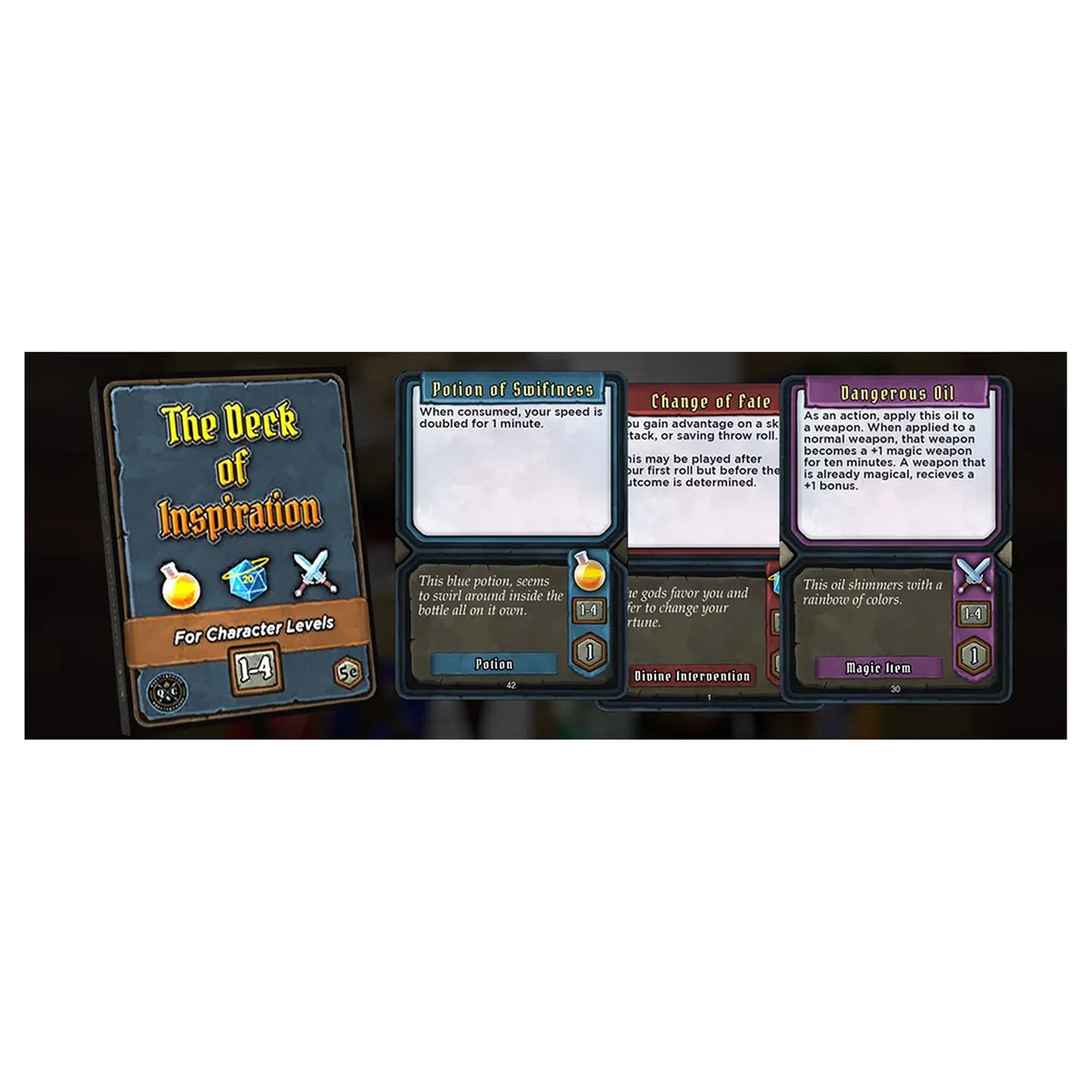 Deck of Inspiration: Lvl 1-4