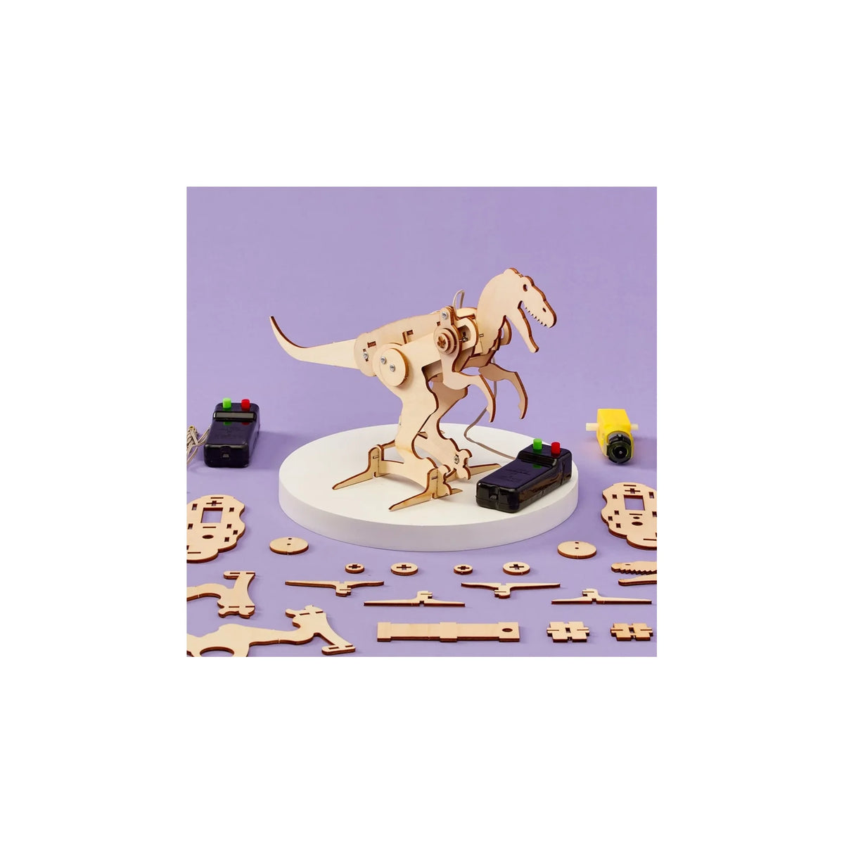 Dinosaur Robot DIY Kit - T-Rex, STEM Toy, Craft Kit