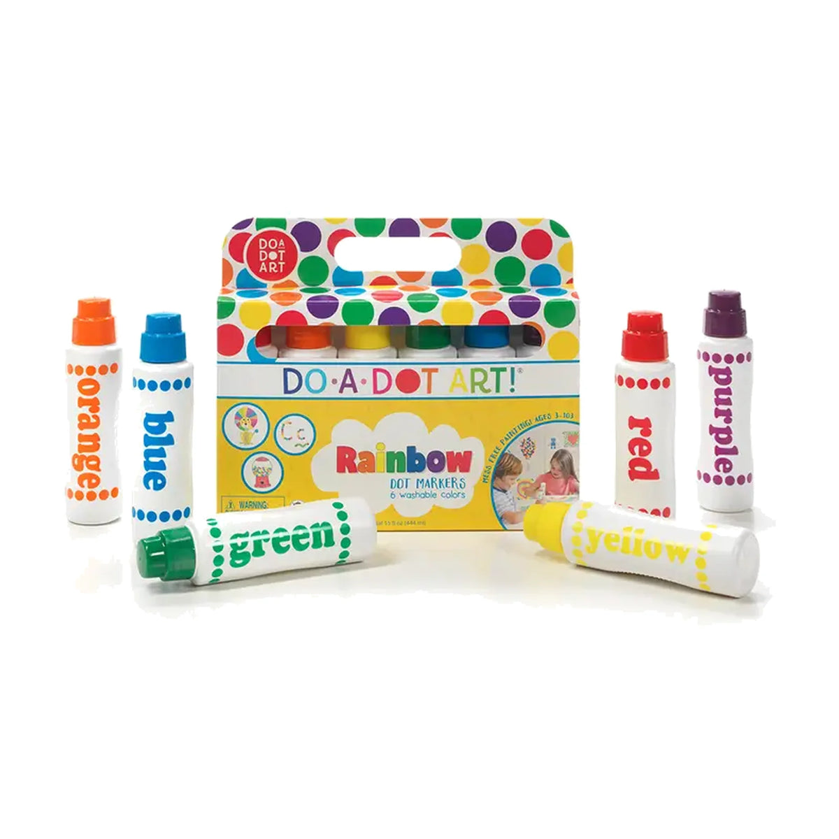 Do A Dot Art! Rainbow Dot Markers – Made in USA - Set of 6