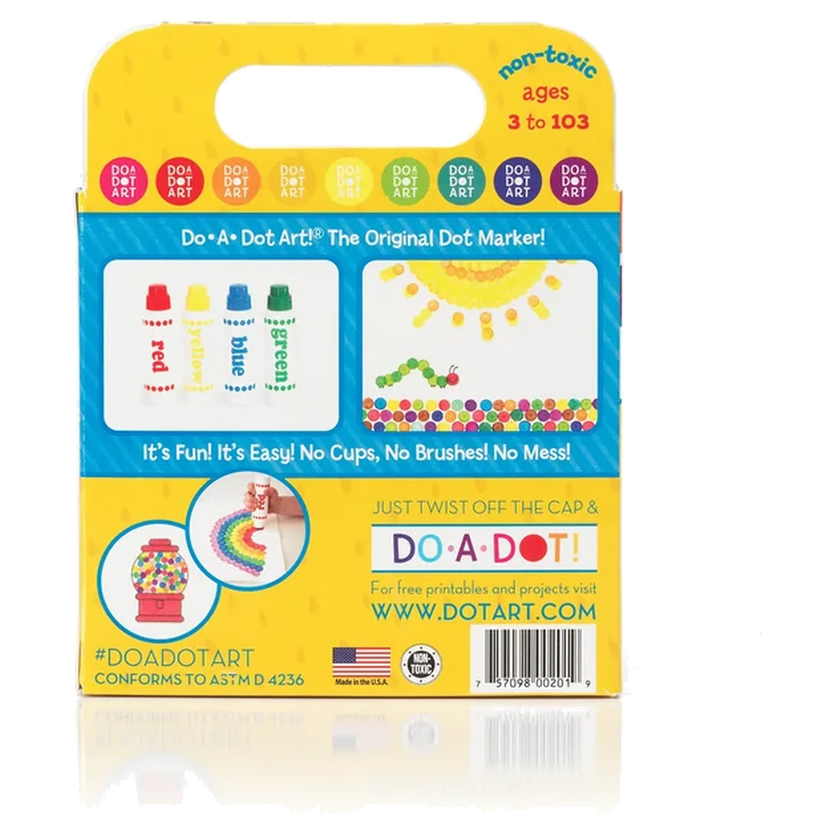 Do A Dot Art! Rainbow Dot Markers - Set of 4- Made in USA