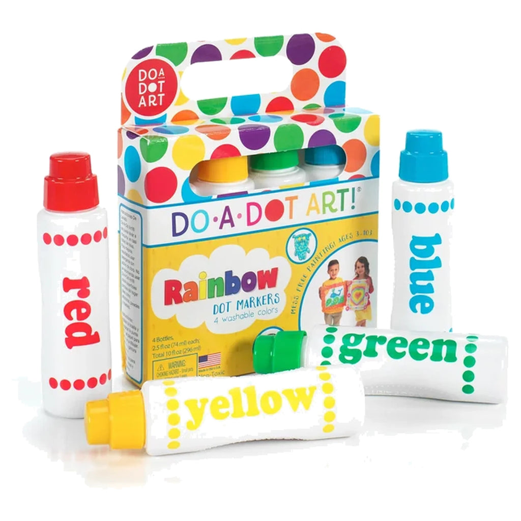 Do A Dot Art! Rainbow Dot Markers - Set of 4- Made in USA