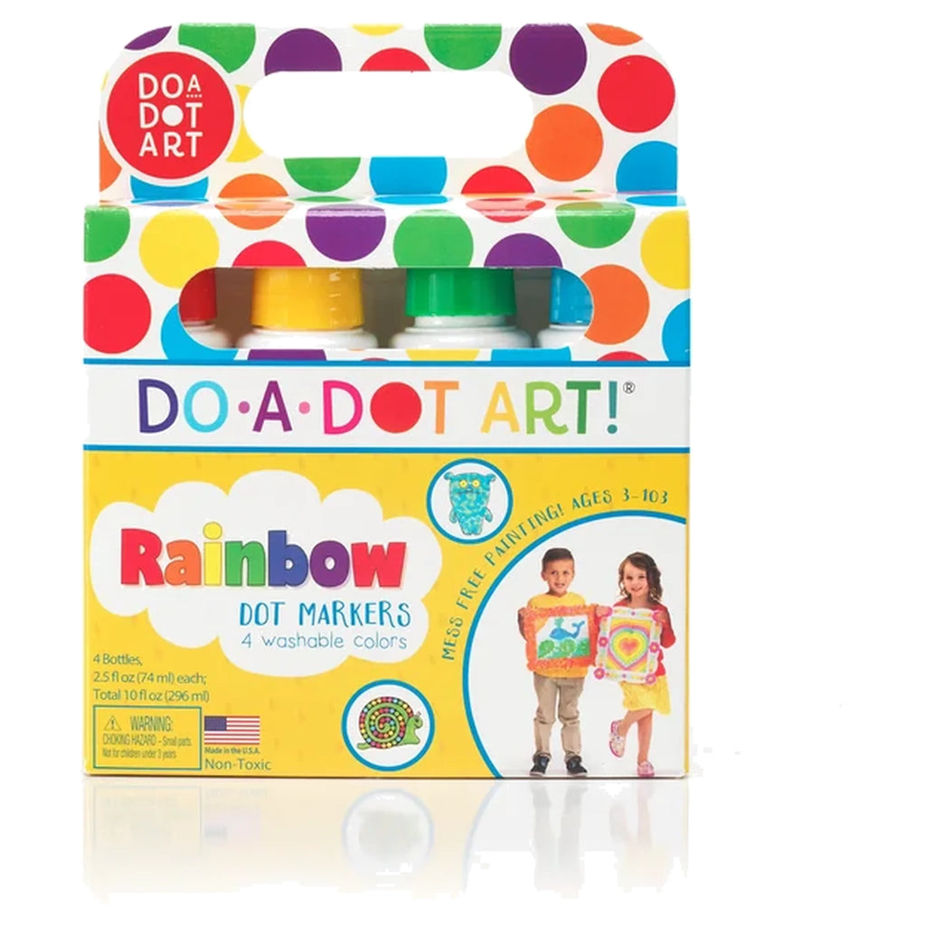 Do A Dot Art! Rainbow Dot Markers - Set of 4- Made in USA