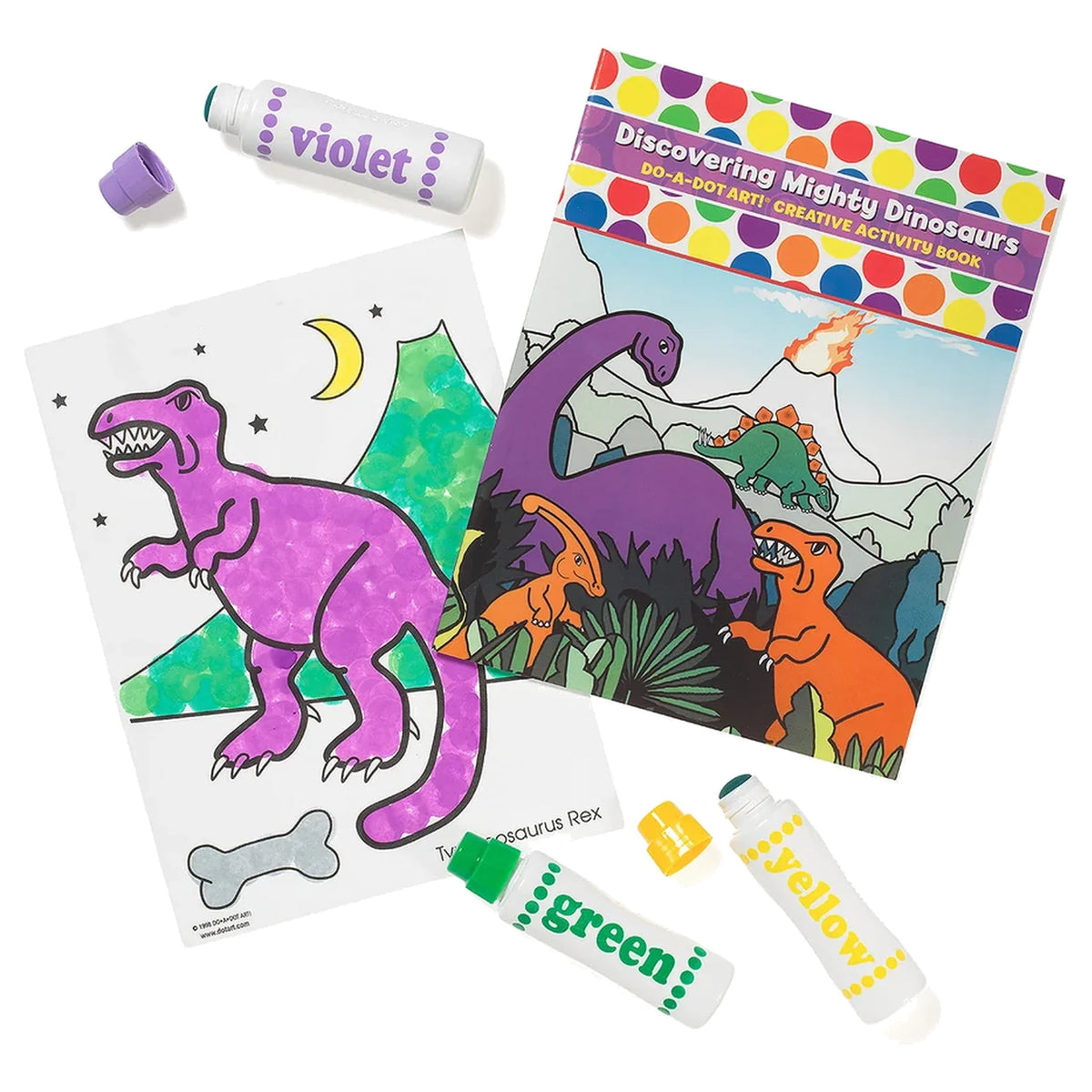 Do•A•Dot Art!TM Discovering Mighty Dinosaurs Creative Art & Activity Book