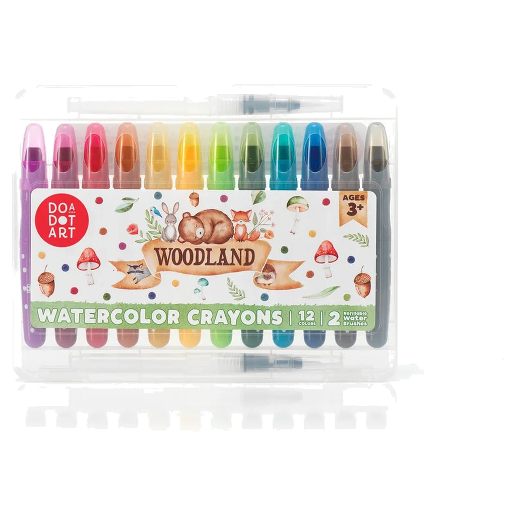 Do A Dot Art! Woodland Watercolor Crayons - 2 Refill Brushes