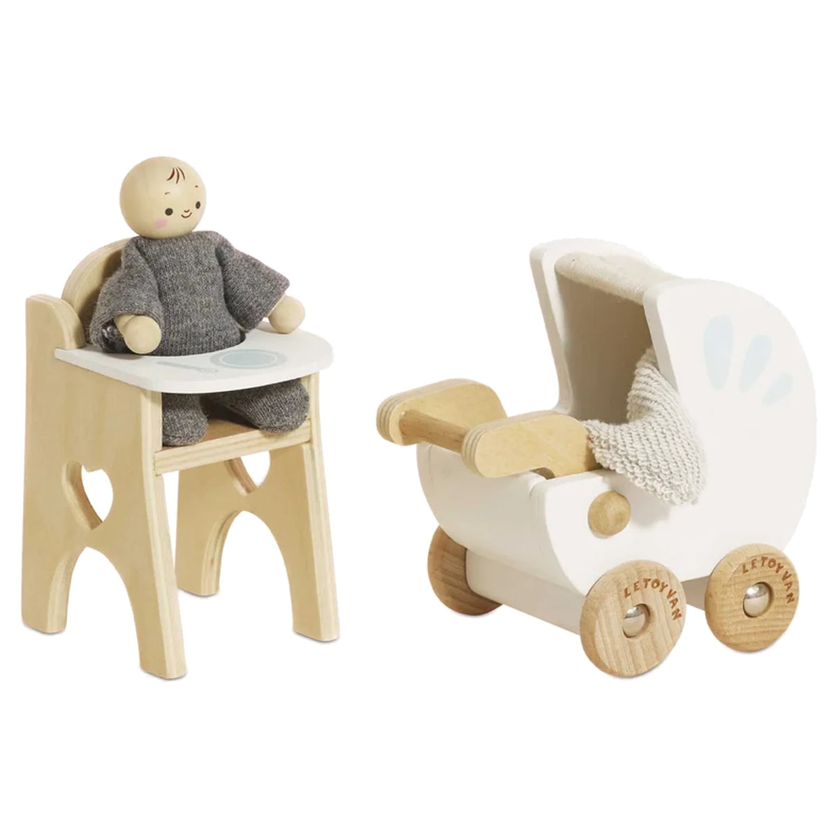 Dolls House Nursery & Baby Set