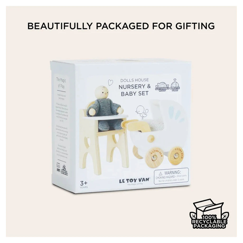 Dolls House Nursery & Baby Set