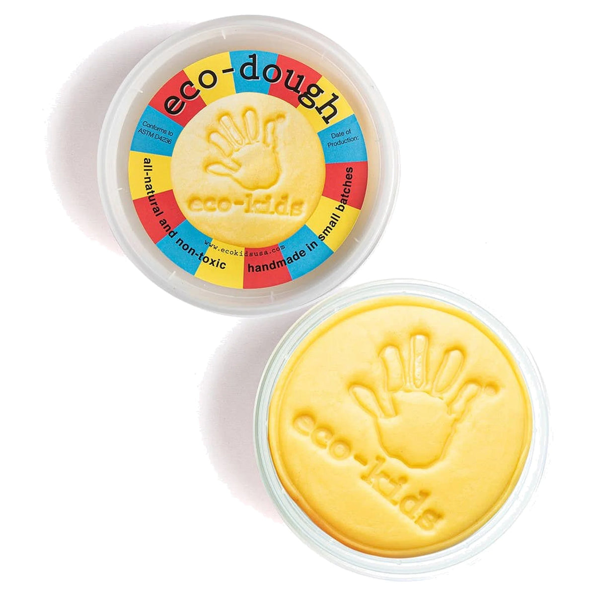 Eco-Dough (3-Pack) - Natural, Non-Toxic Primary Colors
