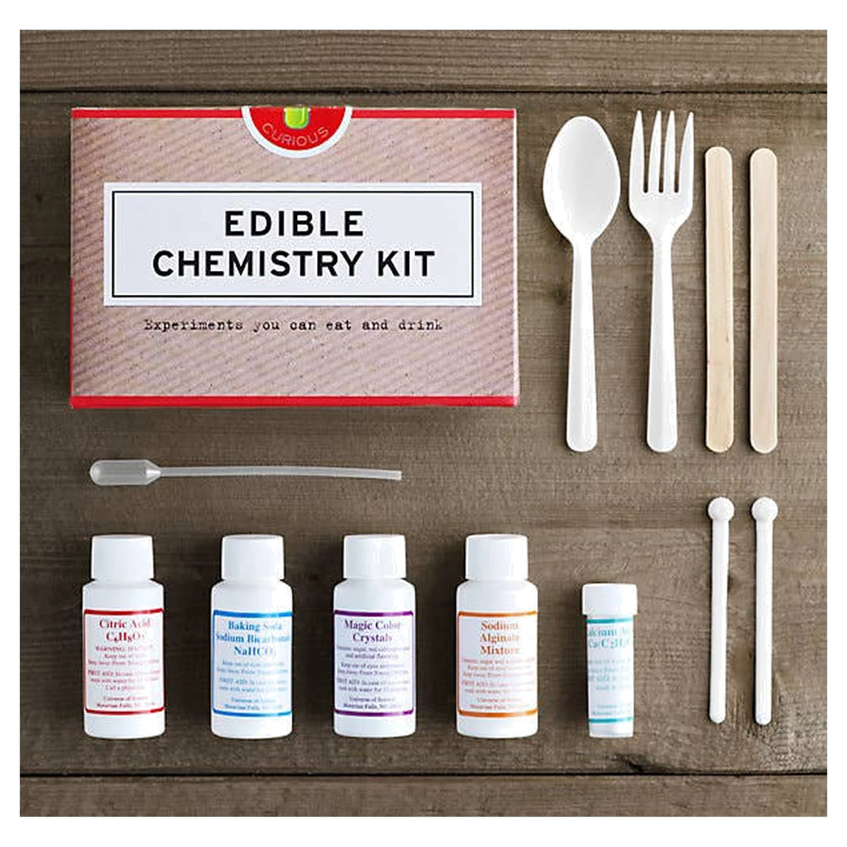 Edible Chemistry Kit |
Science Experiments You Can Eat