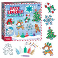 Holiday Easy Sparkle Window Art Diy Craft Kit For Kids