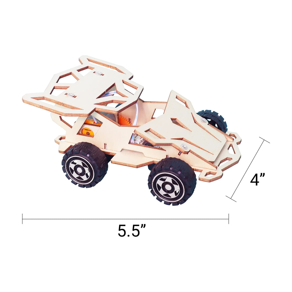Infrared Remote Controlled Car DIY Kit, Educational STEM Toy