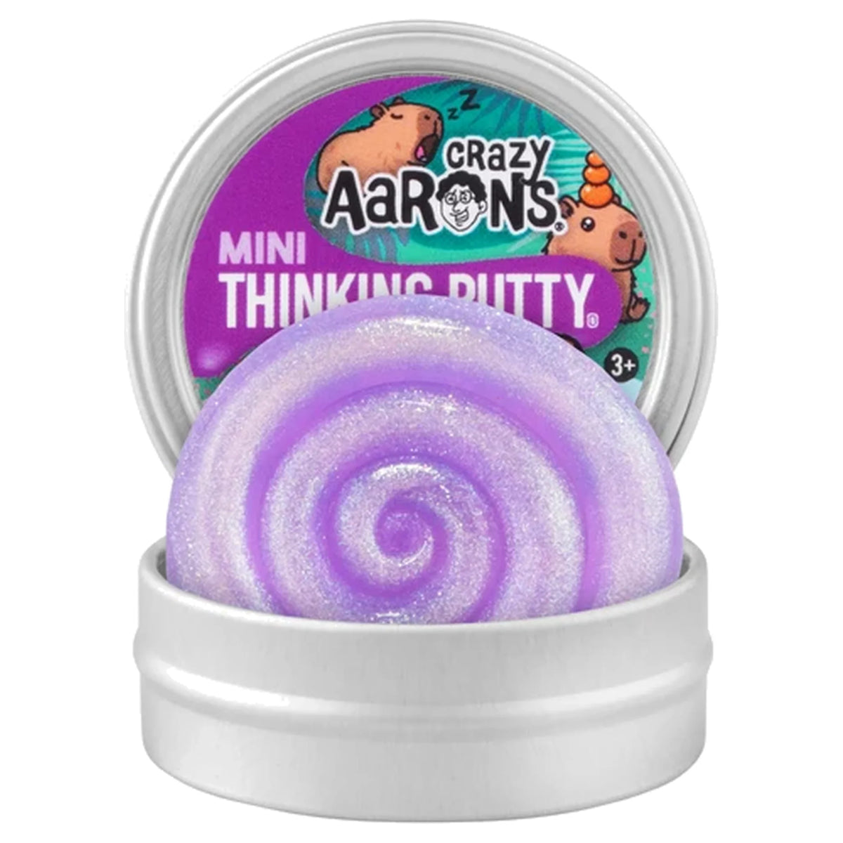 Mini Capybara - 2" Thinking Putty Tin