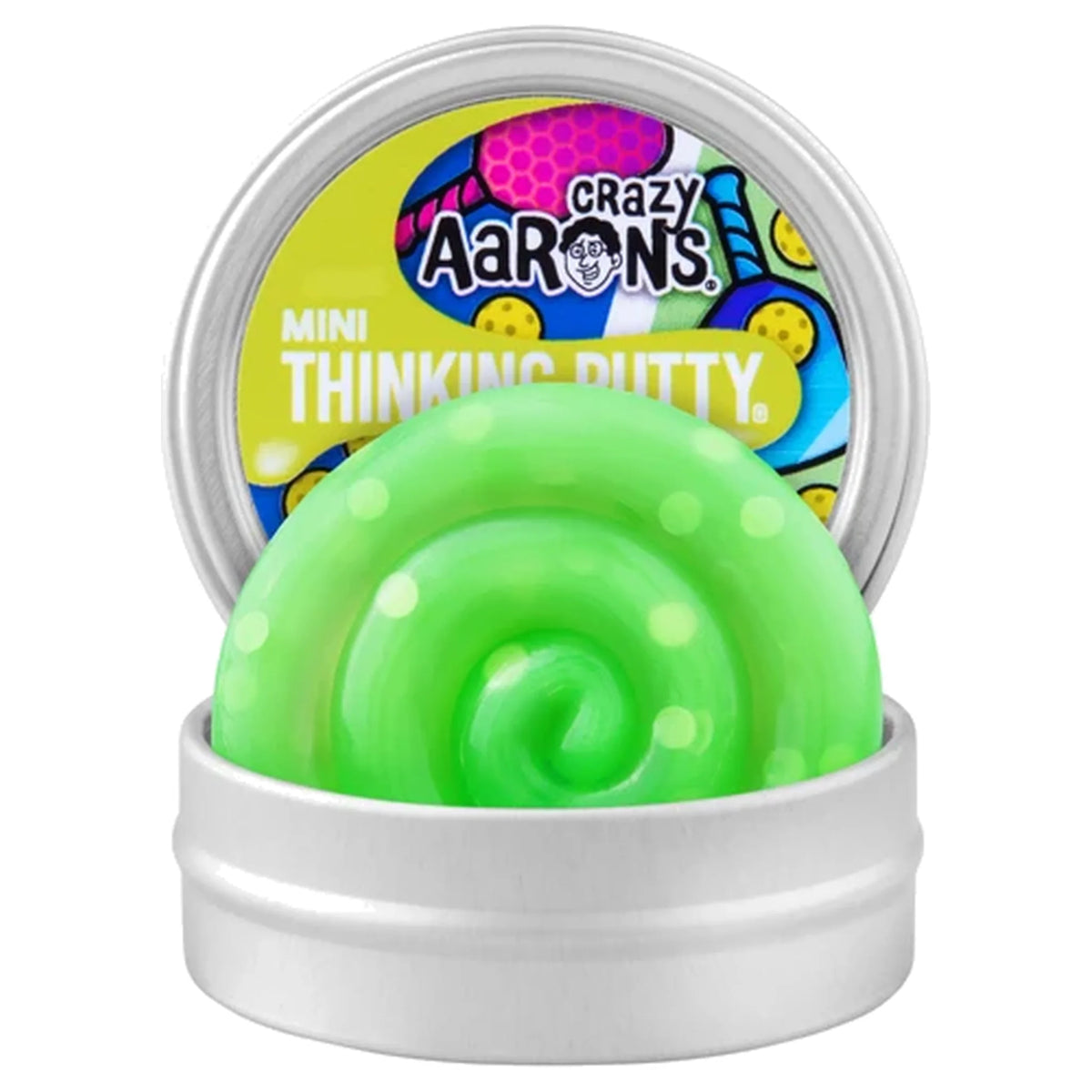 Mini Pickleball - 2" Thinking Putty Tin