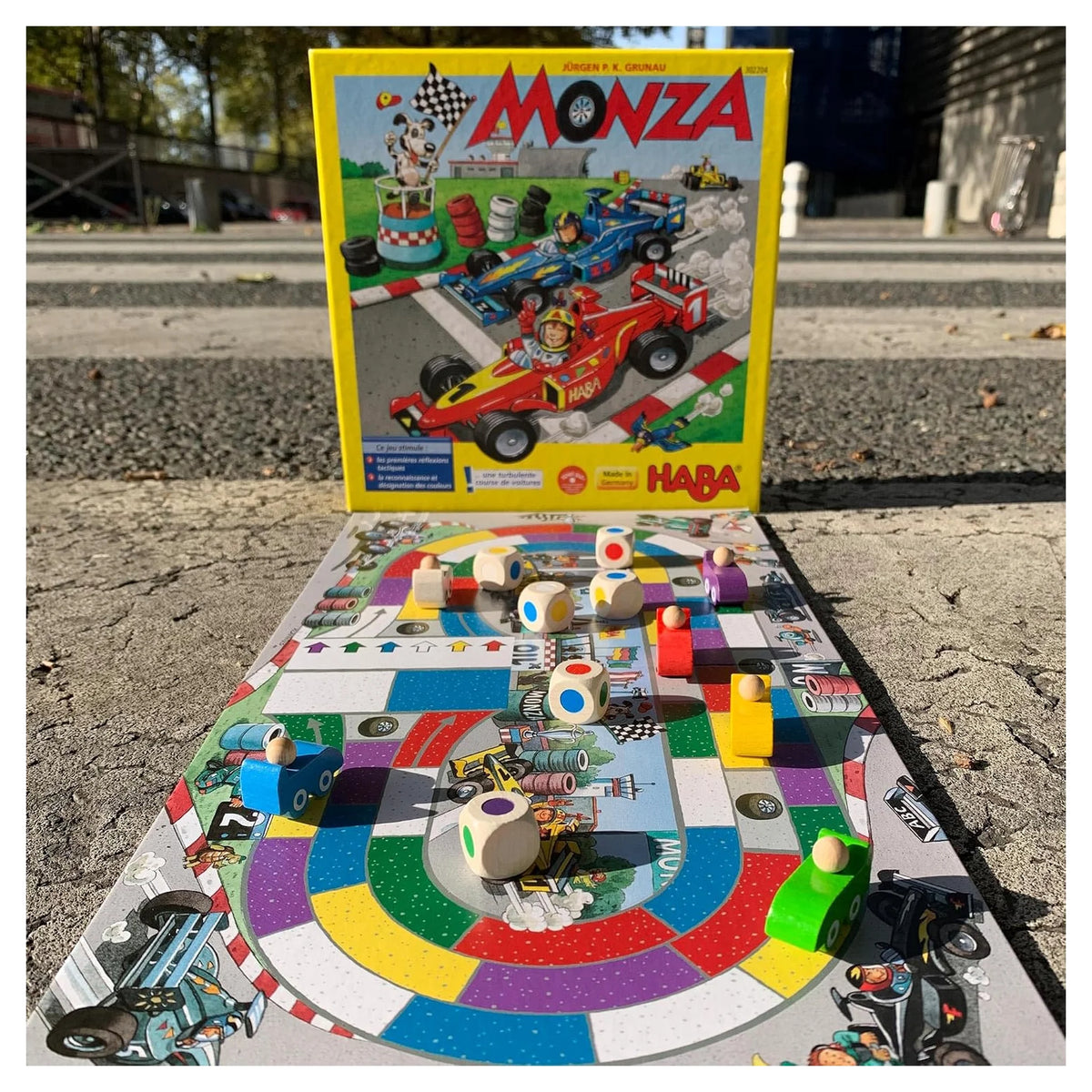 Monza Car Racing Board Game