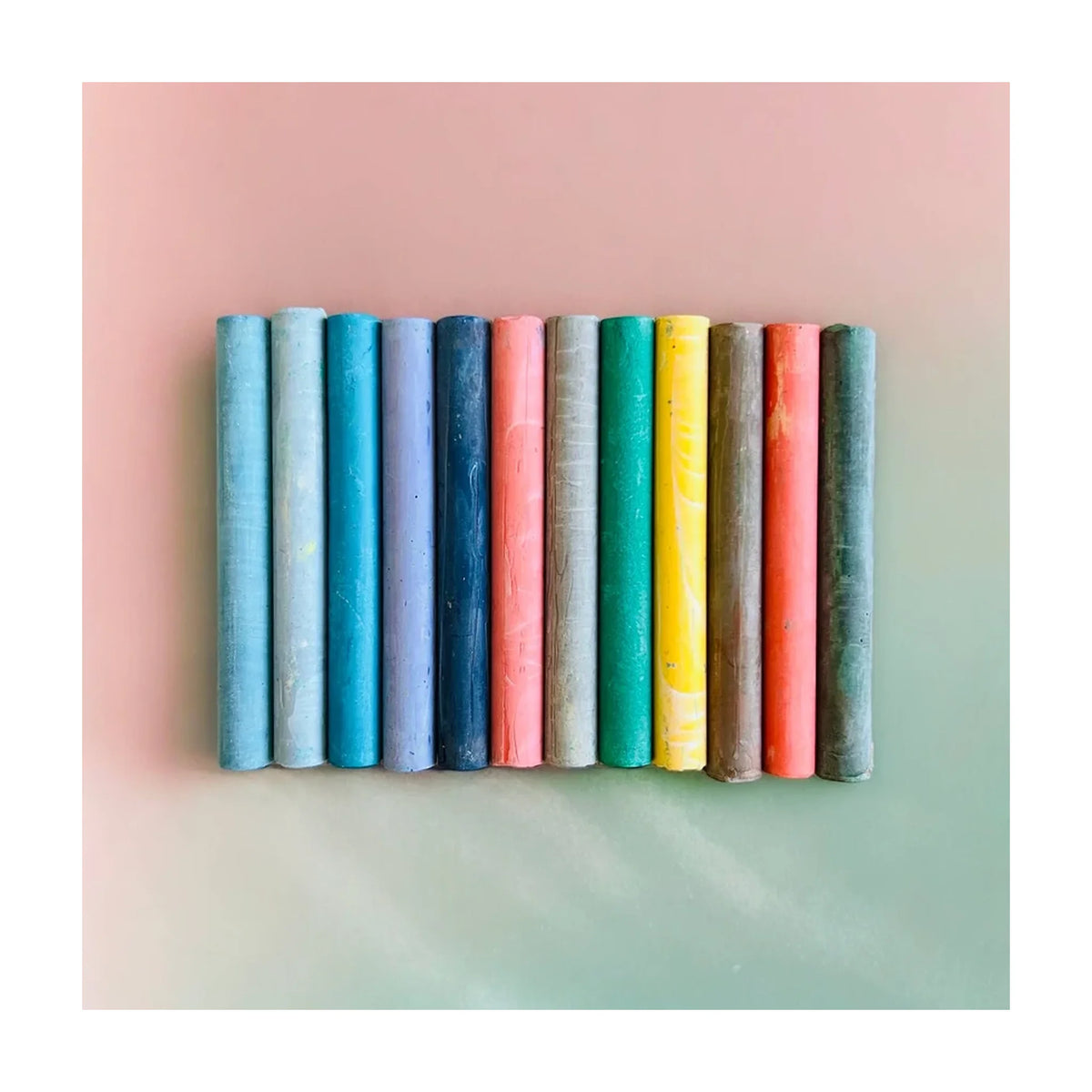 NEW! ButterStix 12pcs Muted Pastels Colors + Holder