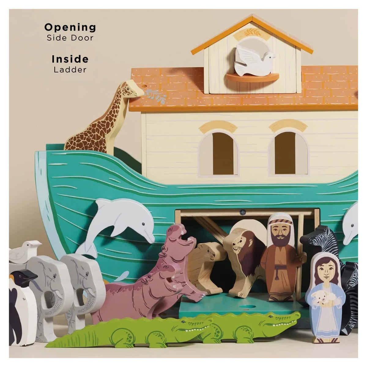 Noah’s Great Wooden Ark & Animals
