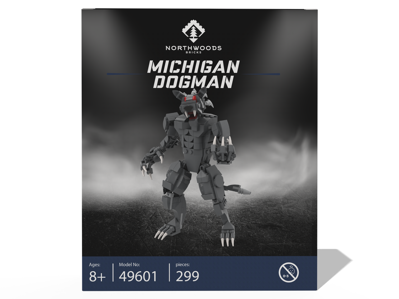 Michigan Dogman Brick Set (299pc) by Northwood Bricks