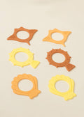 Set of 6 Silicone Diving Rings Pool Toys
