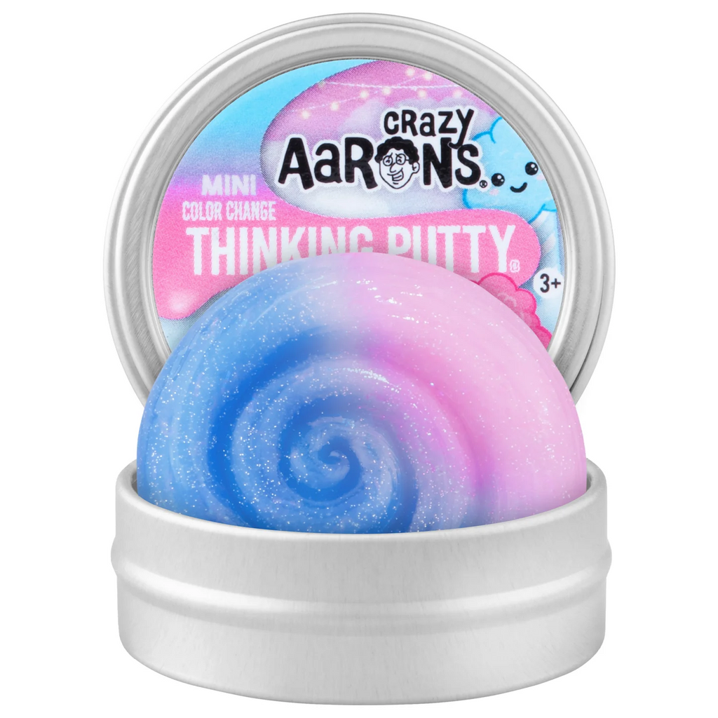 Crazy Aarons Cotton Candy - 2" Thinking Putty Tin