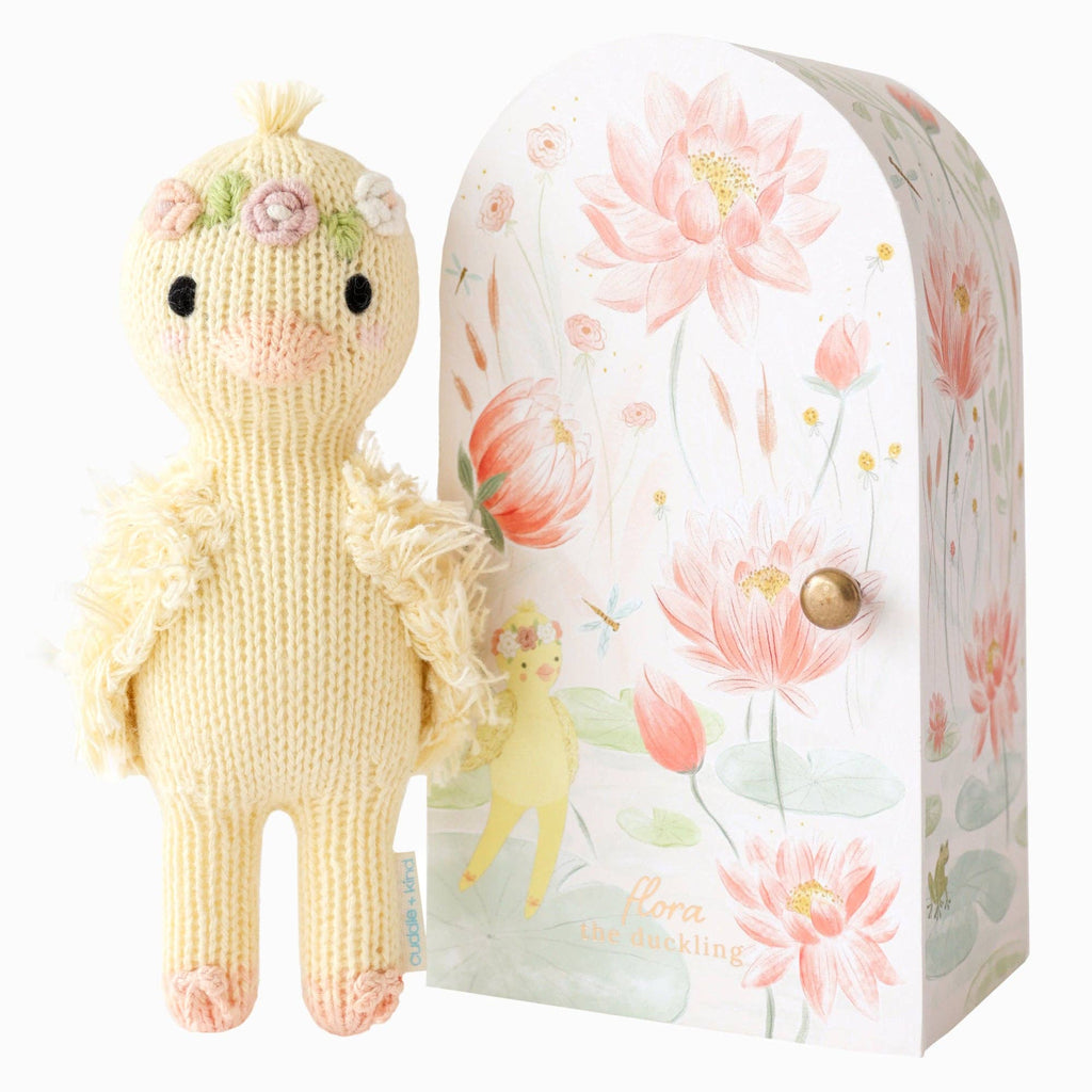 Tiny Flora the duckling (mauve), gives 10 meals