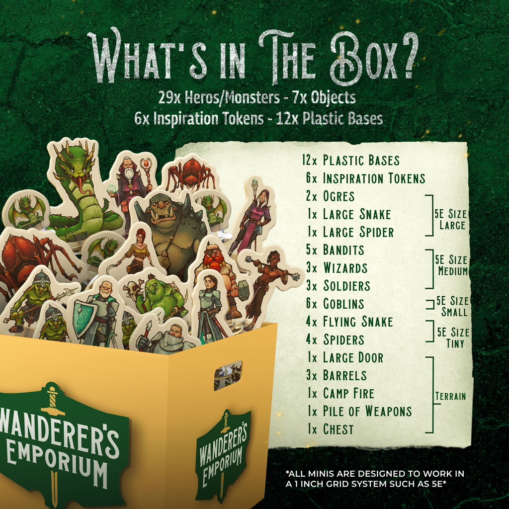 Wanderer's Emporium Minis: Essentials Pack
