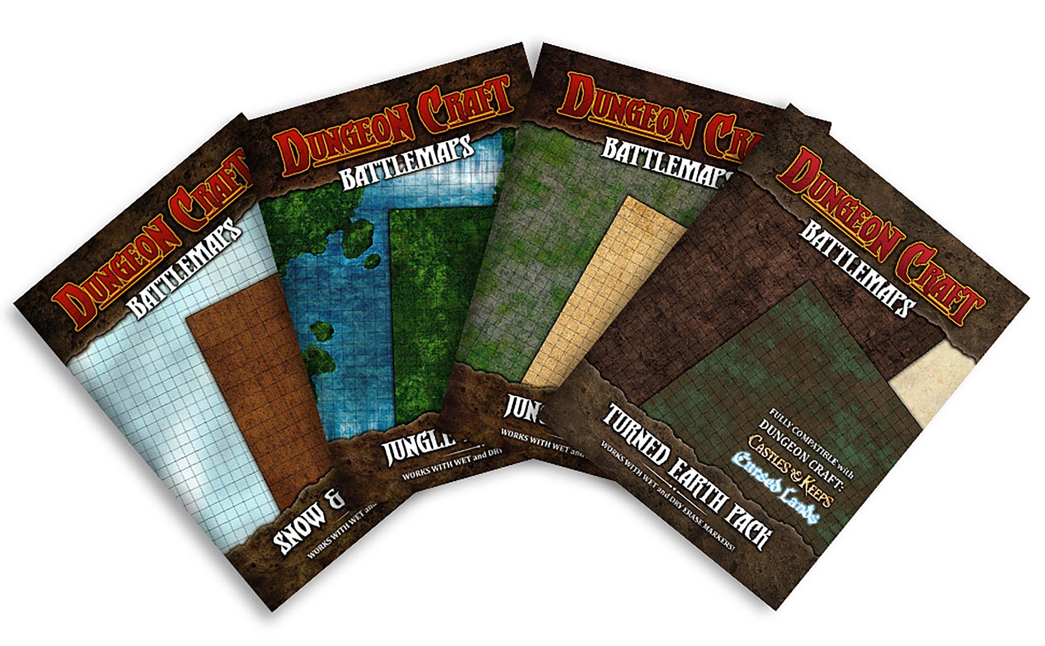 BattleMap - Lost World 4-Map Pack