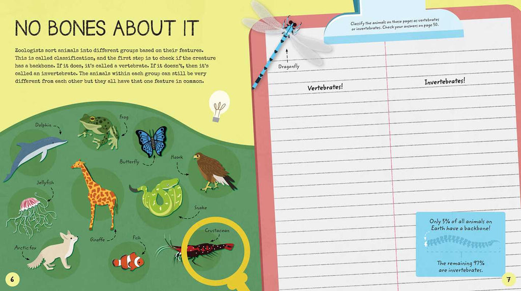 STEM Starters for Kids Zoology Activity Book by Sam Hutchinson