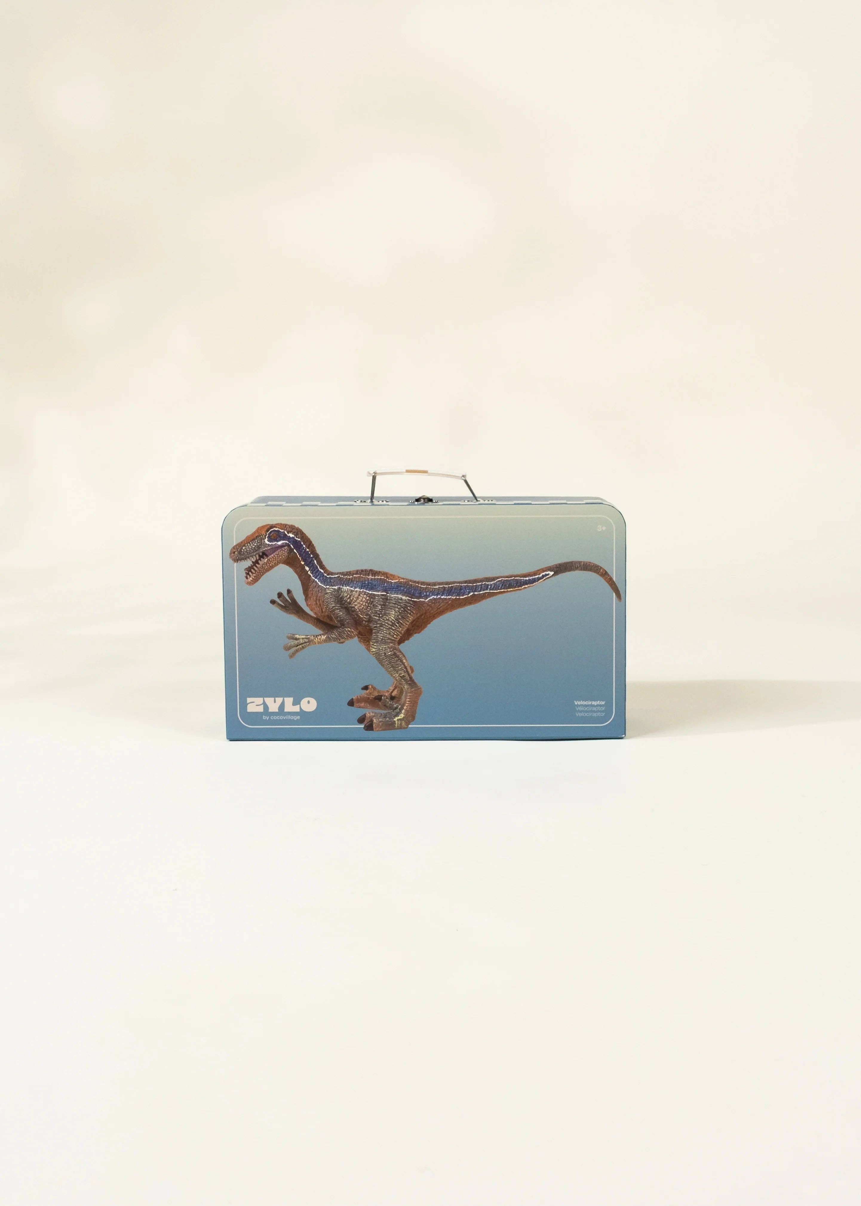 Velociraptor Dinosaur in a Collectible Box by Coco Village ZYLO