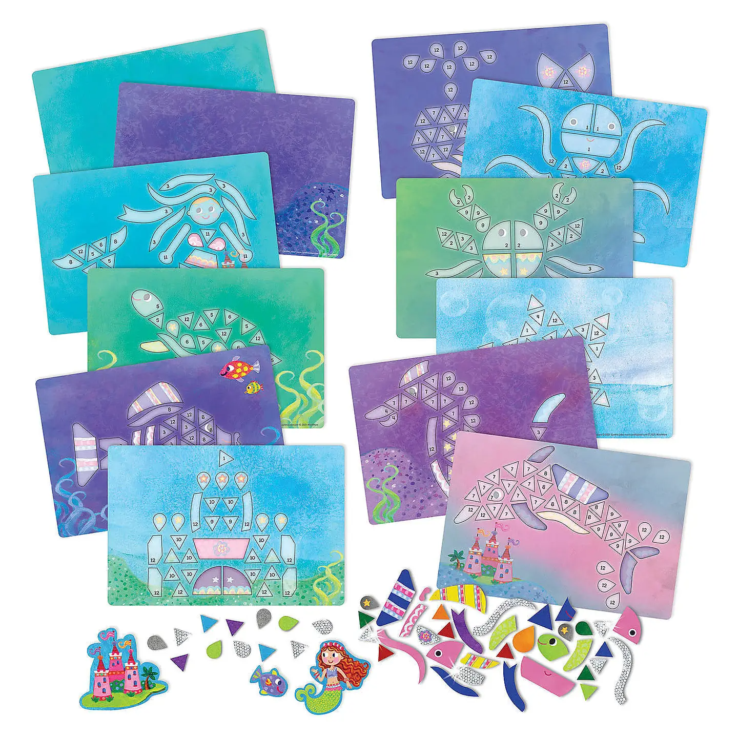 Mosaics: Mermaid Island Sparkle Mosaics