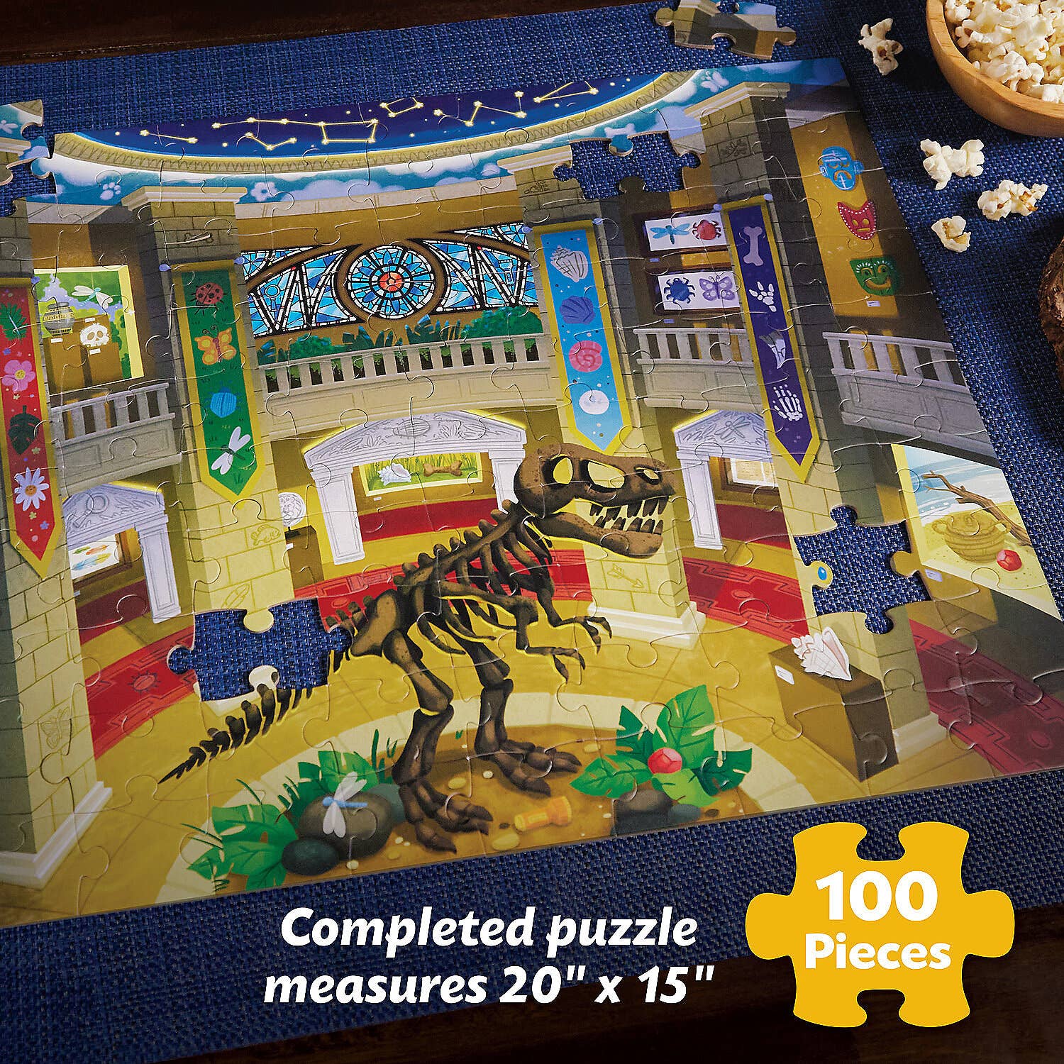 Seek & Find Glow Puzzle: Museum At Midnight