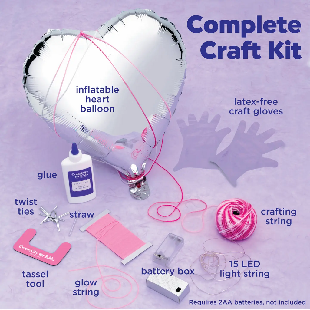 String Art Heart Light Diy Craft Kit For Kids