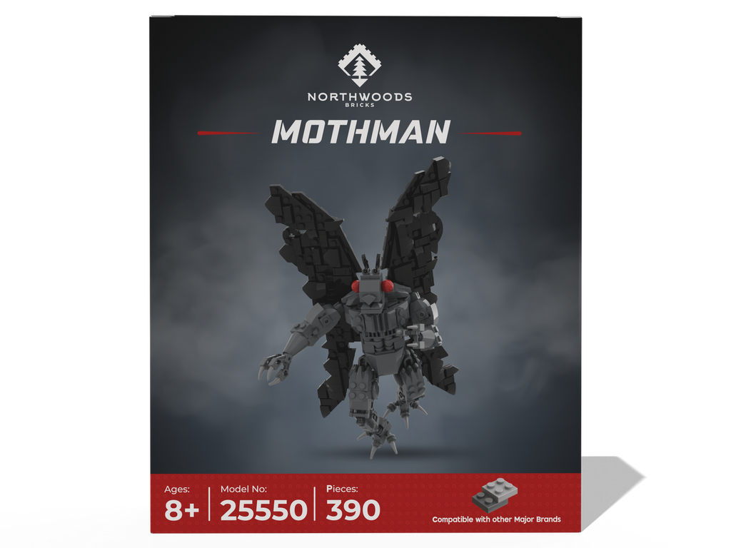 Mothman Brick Set (390 pc) by Northwood Bricks