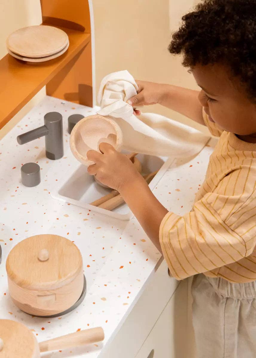 Wooden Dinnerware Playset (12 Pcs)