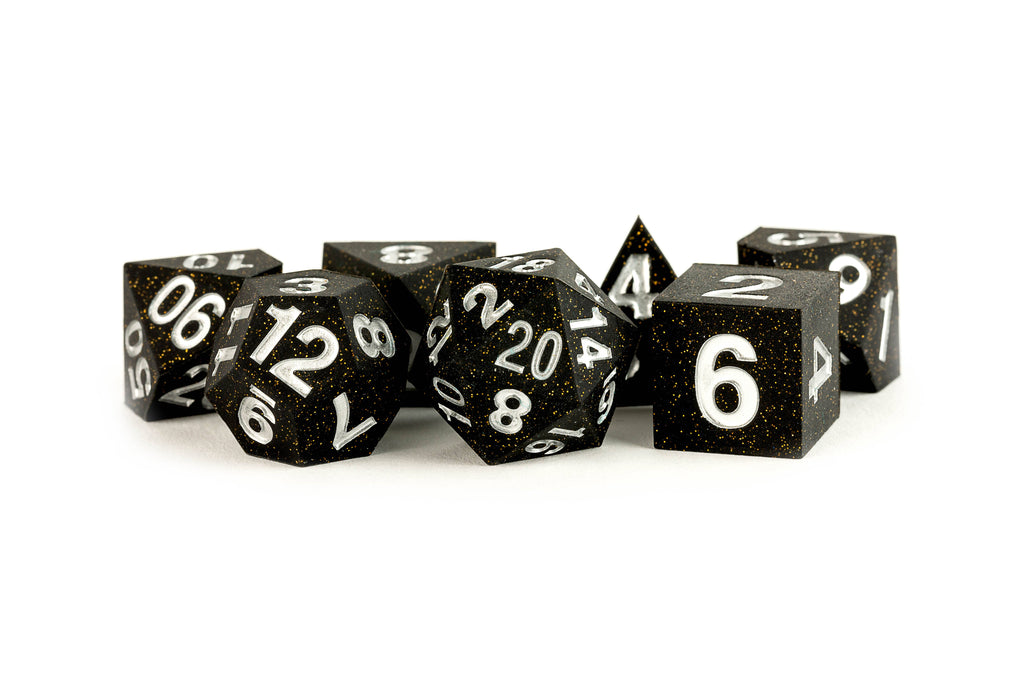 UNIQUE Sharp Edge Silicone Rubber Dice Set