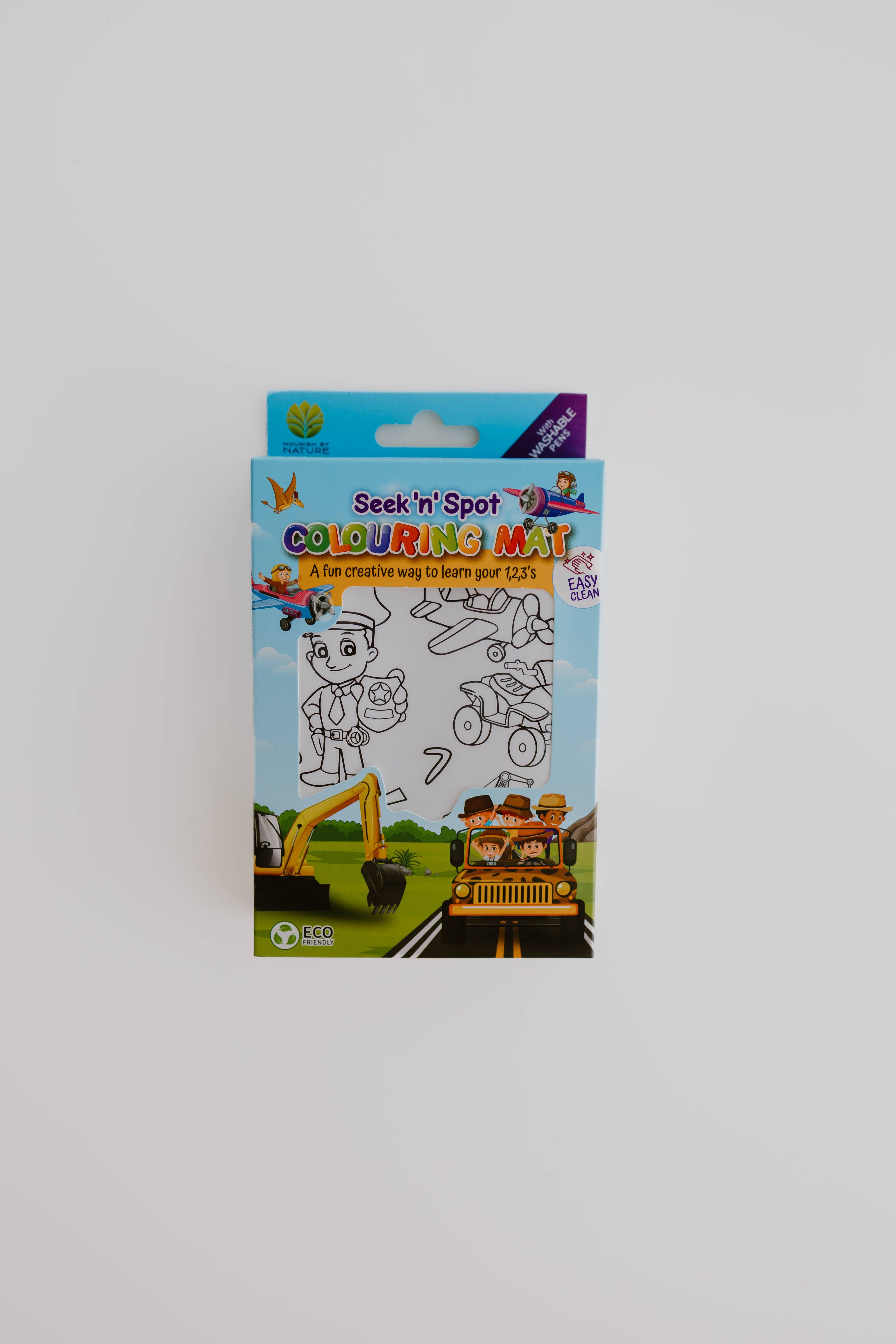 Seek N Spot Silicone Colouring Mat Cars and Trucks