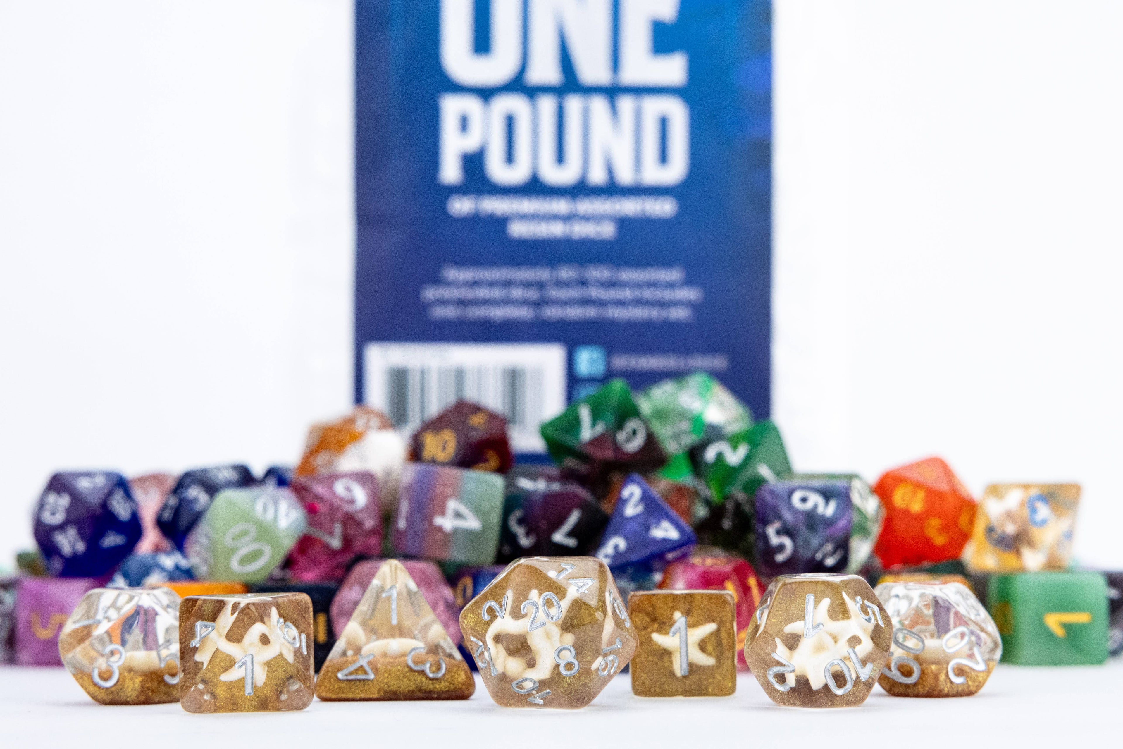 Dozens of Dice!  One POUND of Loose Dice Assortment!